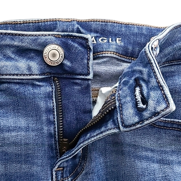 American Eagle NE(X)T Level Stretch Jegging Blue Jeans Size US 0 Short - Picture 4 of 13